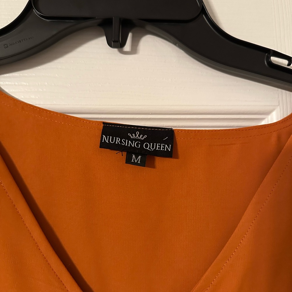 Nursing Queen Terracotta Midi Dress - Picture 3 of 4